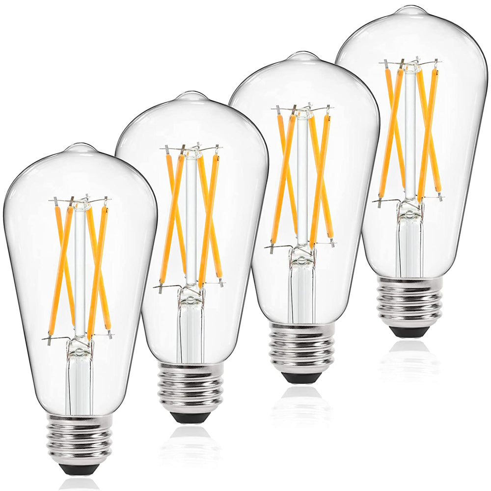 Dimmable Vintage LED Edison Bulbs 60 Watt Equivalent – Ascherlighting