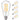 Vintage Non-Dimmable LED Edison Bulbs 60 Watt Equivalent
