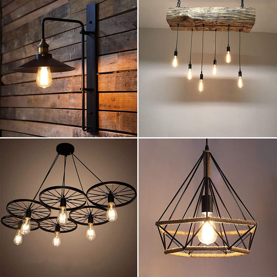 E26 Non-Dimmable Vintage LED Edison Bulbs – Ascherlighting